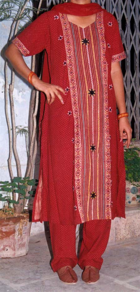 Indian dress is on sale called